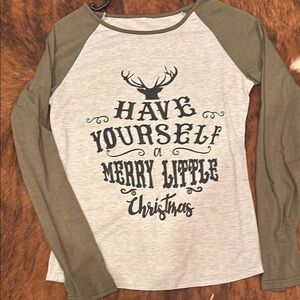 Christmas Graphic Long Sleeve Shirt